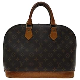 Louis Vuitton-Bolso de mano Alma con monograma LOUIS VUITTON M51130 LV Auth 69444-Monograma