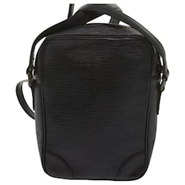 Louis Vuitton-LOUIS VUITTON Epi Danube Shoulder Bag Black M45632 LV Auth 68106-Black