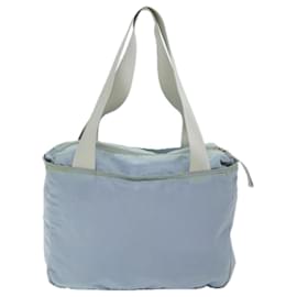 Prada-PRADA Tote Bag Nylon Bleu Clair Auth 69439-Bleu clair