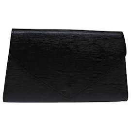 Louis Vuitton-LOUIS VUITTON Epi Art Deco Clutch Bag Black M52632 LV Auth am5926-Black