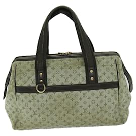 Louis Vuitton-LOUIS VUITTON Monogram Mini Josephine GM Hand Bag Khaki M92310 LV Auth th4721-Khaki