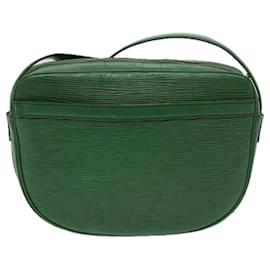 Louis Vuitton-LOUIS VUITTON Epi Jeune Fille MM Shoulder Bag Green M52154 LV Auth 69277-Green