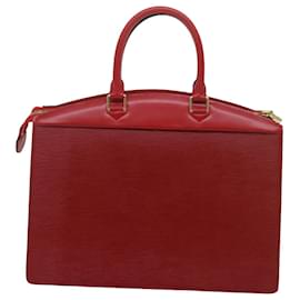 Louis Vuitton-LOUIS VUITTON Epi Riviera Handtasche Rot M48187 LV Auth 69010-Rot