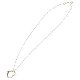 Autre Marque-Tiffany & Co. Herz Halskette Metall Silber Auth am6011-Silber