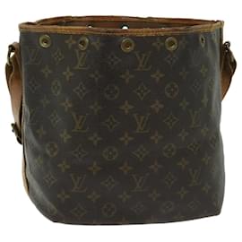 Louis Vuitton-LOUIS VUITTON Monogram Petit Noe Shoulder Bag M42226 LV Auth 68954-Monogram