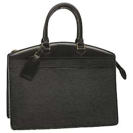 Louis Vuitton-Bolsa de mão LOUIS VUITTON Epi Riviera Noir preta M48182 Autenticação de LV 69303-Preto
