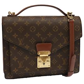 Louis Vuitton-Louis Vuitton Monogram Monceau 28 Hand Bag 2way M51185 LV Auth 69275-Monogram
