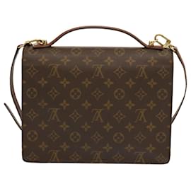 Louis Vuitton-Louis Vuitton Monogram Monceau 28 Hand Bag 2way M51185 LV Auth 69275-Monogram
