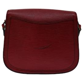 Louis Vuitton-LOUIS VUITTON Epi Saint Cloud GM Shoulder Bag Red M52197 LV Auth 68896-Red