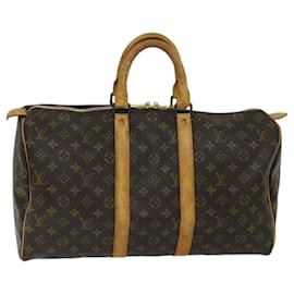 Louis Vuitton-Louis Vuitton-Monogramm Keepall 45 Boston Bag M.41428 LV Auth 69618-Monogramm