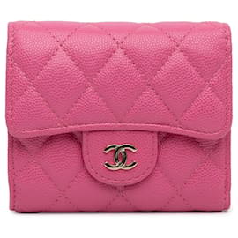 Chanel-CHANEL Pins & broochesLeather-Pink
