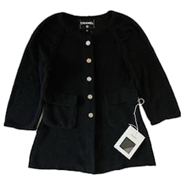 Chanel-Nueva chaqueta de tweed negra de París / Grecia.-Negro
