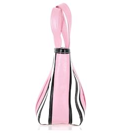 Balenciaga-Balenciaga mittelgroße East-West-Einkaufstasche aus rosa Leder-Pink