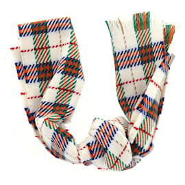 Burberry-Burberry Check Scarf in Multicolor Wool-Other,Python print