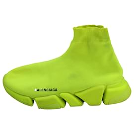 Balenciaga-Balenciaga-Geschwindigkeit 2.0 Sneakers in fluoreszierendem gelbem Polyamid -Gelb