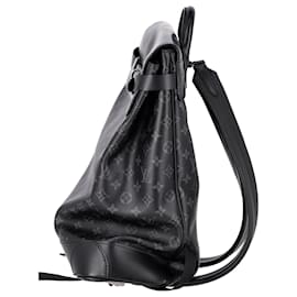 Louis Vuitton-Louis Vuitton Steamer Backpack in Black Coated Canvas-Black