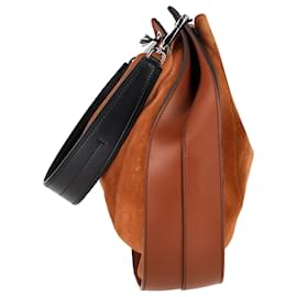 Proenza Schouler-Proenza Schouler Large Arch Shoulder Bag in Brown Suede-Brown