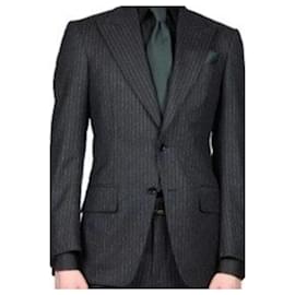 Tom Ford-Tom Ford suit 48 grey jacket new-Dark grey