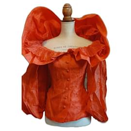 Christian Lacroix-Haute couture blouse-Orange