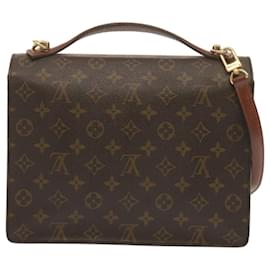 Louis Vuitton-Louis Vuitton Monogram Monceau 28 Hand Bag 2way M51185 LV Auth 68936-Monogram