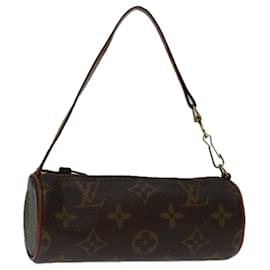 Louis Vuitton-LOUIS VUITTON Monogram Papillon Pouch LV Auth 69560-Monogram