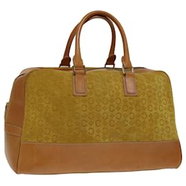 Céline-CELINE C Bolso de mano de lona Macadam Auth amarillo 69573-Amarillo