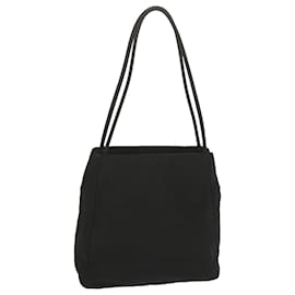 Prada-PRADA Shoulder Bag Nylon Black Auth am5978-Black