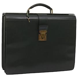 Louis Vuitton-LOUIS VUITTON Porte-documents Ural en cuir Taiga Epicea M30024 LV Auth bs12500-Autre