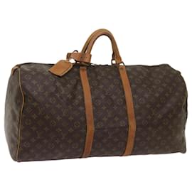 Louis Vuitton-Louis Vuitton-Monogramm Keepall 60 Boston Bag M.41422 LV Auth 67471-Monogramm