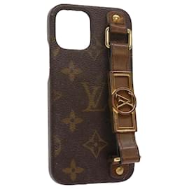 Louis Vuitton-LOUIS VUITTON-Monogramm iPhone12 12PRO Bumper Dauphine Case M69782 LV Auth tb1061-Monogramm