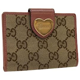 Gucci-Capa GUCCI GG Canvas Pass Bege 224261 Auth FM3301-Bege