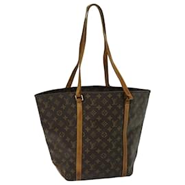 Louis Vuitton-LOUIS VUITTON Monogram Sac Shopping Tote Bag M51108 Auth LV 69580-Monogramme