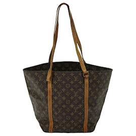 Louis Vuitton-LOUIS VUITTON Monogram Sac Shopping Tote Bag M51108 Auth LV 69580-Monogramme
