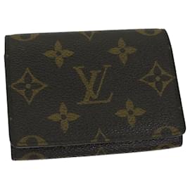 Louis Vuitton-LOUIS VUITTON Monogram Amberop Cartes de Visit Card Case M62920 LV Auth th4750-Monogram