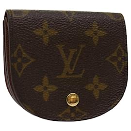 Louis Vuitton-LOUIS VUITTON Porte Monnaie Guze Geldbörse mit Monogramm M61970 LV Auth th4749-Monogramm