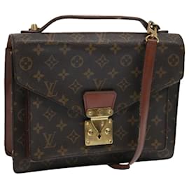 Louis Vuitton-Louis Vuitton Monogram Monceau 28 Hand Bag 2way M51185 LV Auth 69276-Monogram