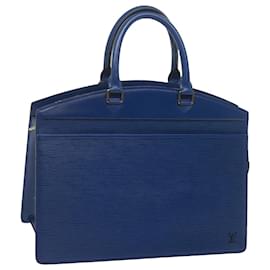 Louis Vuitton-LOUIS VUITTON Epi Riviera Sac à main Bleu M48185 Auth LV 69011-Bleu