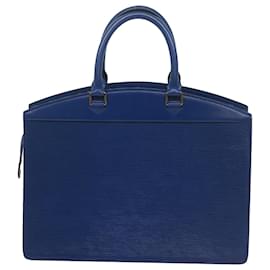 Louis Vuitton-LOUIS VUITTON Epi Riviera Handtasche Blau M48185 LV Auth 69011-Blau