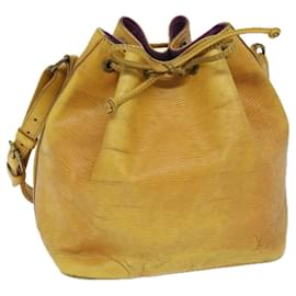 Louis Vuitton-LOUIS VUITTON Epi Petit Noe Shoulder Bag Tassili Yellow M44109 LV Auth 69603-Other