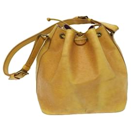 Louis Vuitton-LOUIS VUITTON Epi Petit Noe Shoulder Bag Tassili Yellow M44109 LV Auth 69603-Other