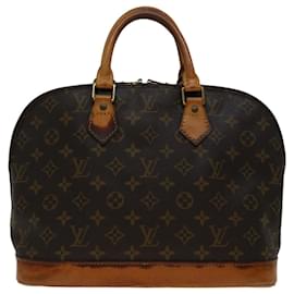 Louis Vuitton-Bolso de mano Alma con monograma LOUIS VUITTON M51130 LV Auth 69210-Monograma