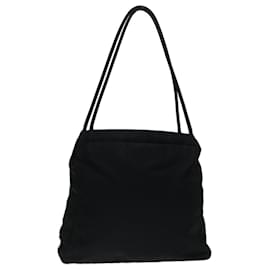 Prada-PRADA Bolso Tote Nylon Negro Auth 69654-Negro