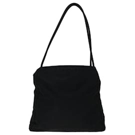 Prada-PRADA Tote Bag Nylon Black Auth 69654-Black