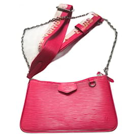 Louis Vuitton-Bolsa fácil en correa-Rosa