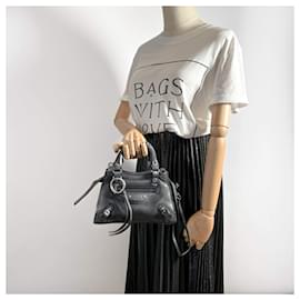 Balenciaga-Neo Classic XS Leather 2-Ways Frame Bag Bicolor-Multiple colors