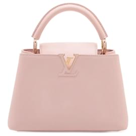 Louis Vuitton-Capucines Taurillon Leather Bag No Strap Pink-Pink