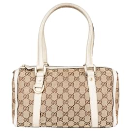 Gucci-Gucci GG-Monogramm-Handtasche-Beige