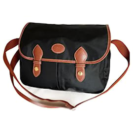 Longchamp-Folding messenger bag-Brown,Black