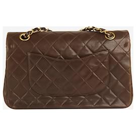 Chanel-Brown medium lambskin vintage 1996 classic lined flap-Brown
