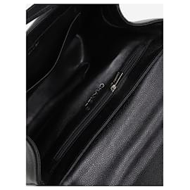 Chanel-Caviale nero 1997 Patta sulla spalla CC-Nero